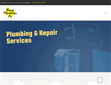 Tablet Screenshot of brycoplumbing.com